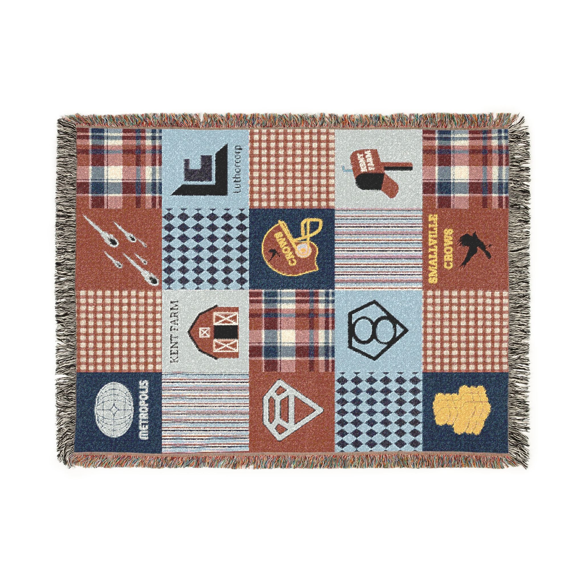 Smallville Patchwork Throw Blanket