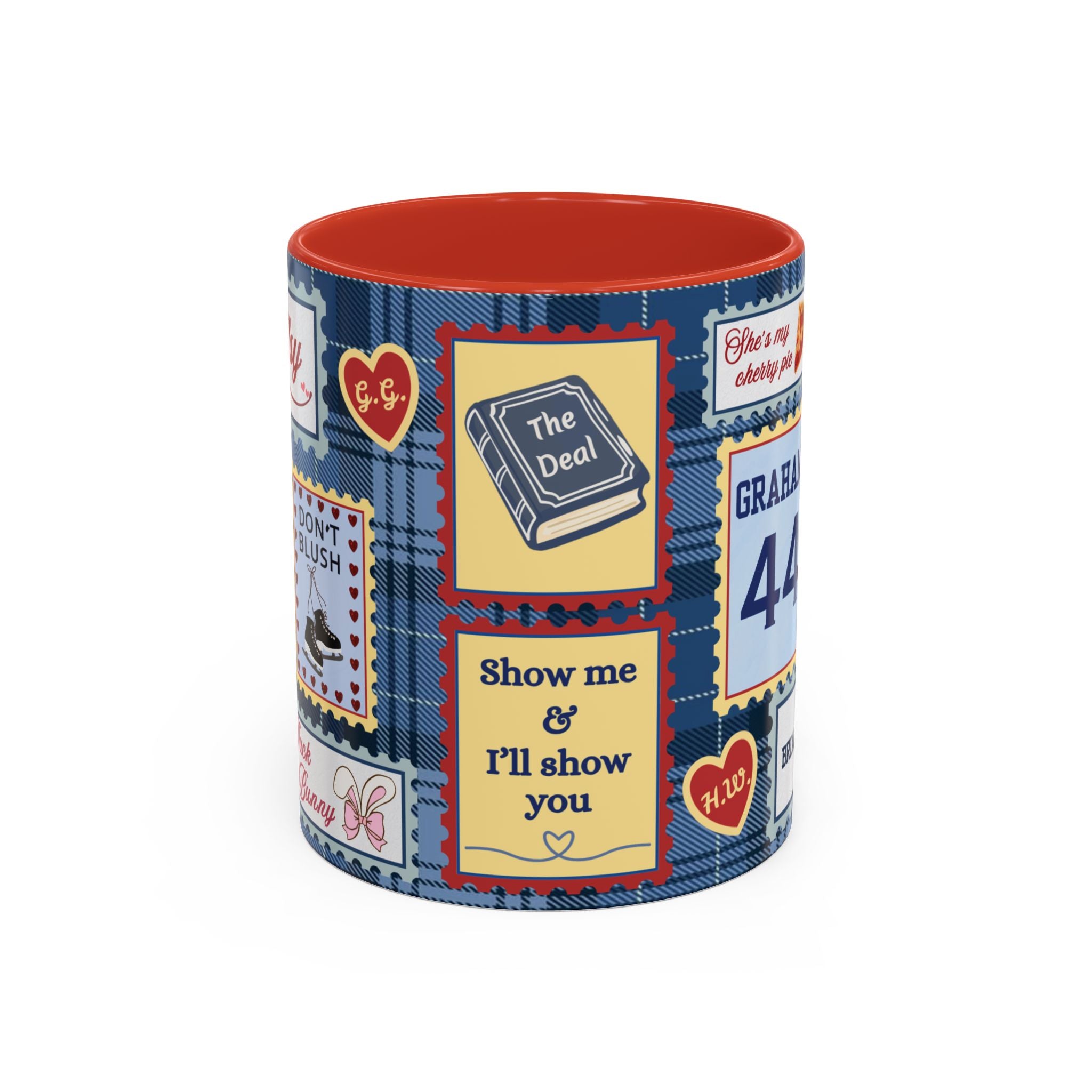 Hockey Romance: Patchwork Stamp Mug