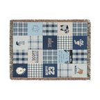 Tree Hill Patchwork Throw Blanket