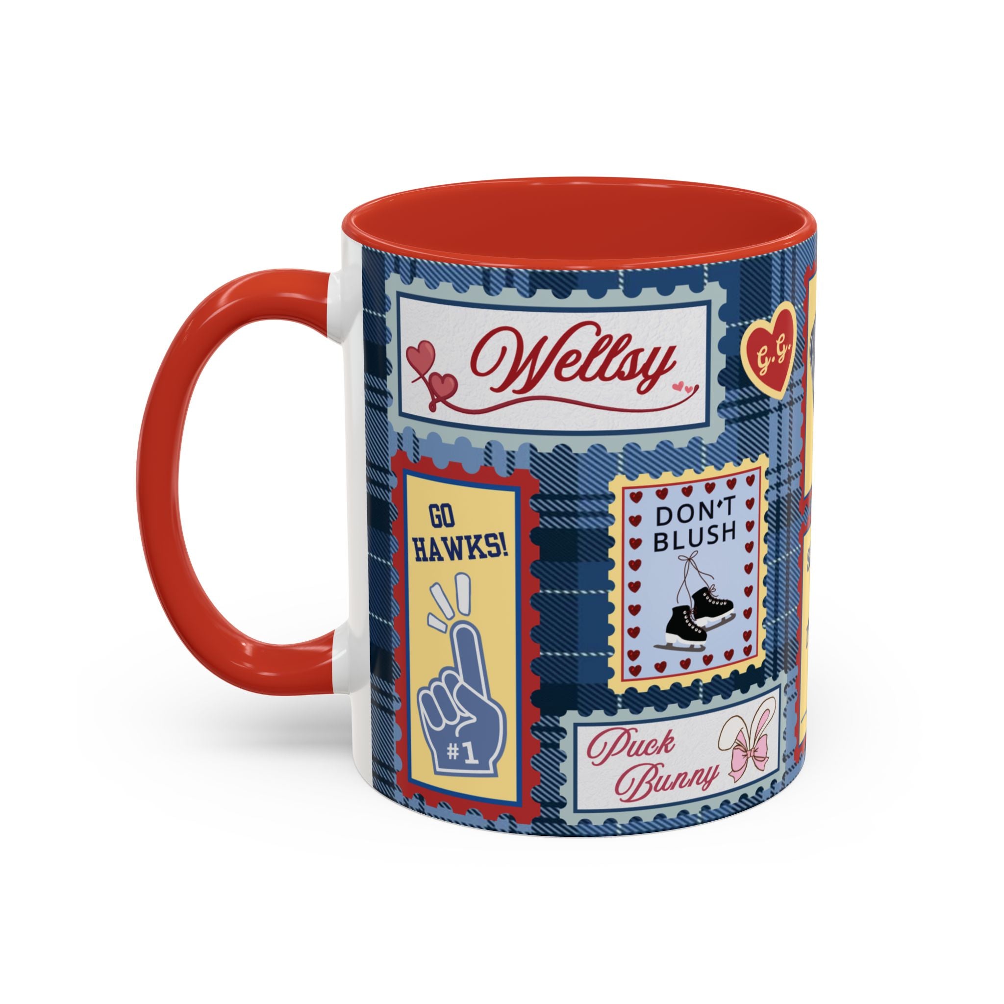 Hockey Romance: Patchwork Stamp Mug