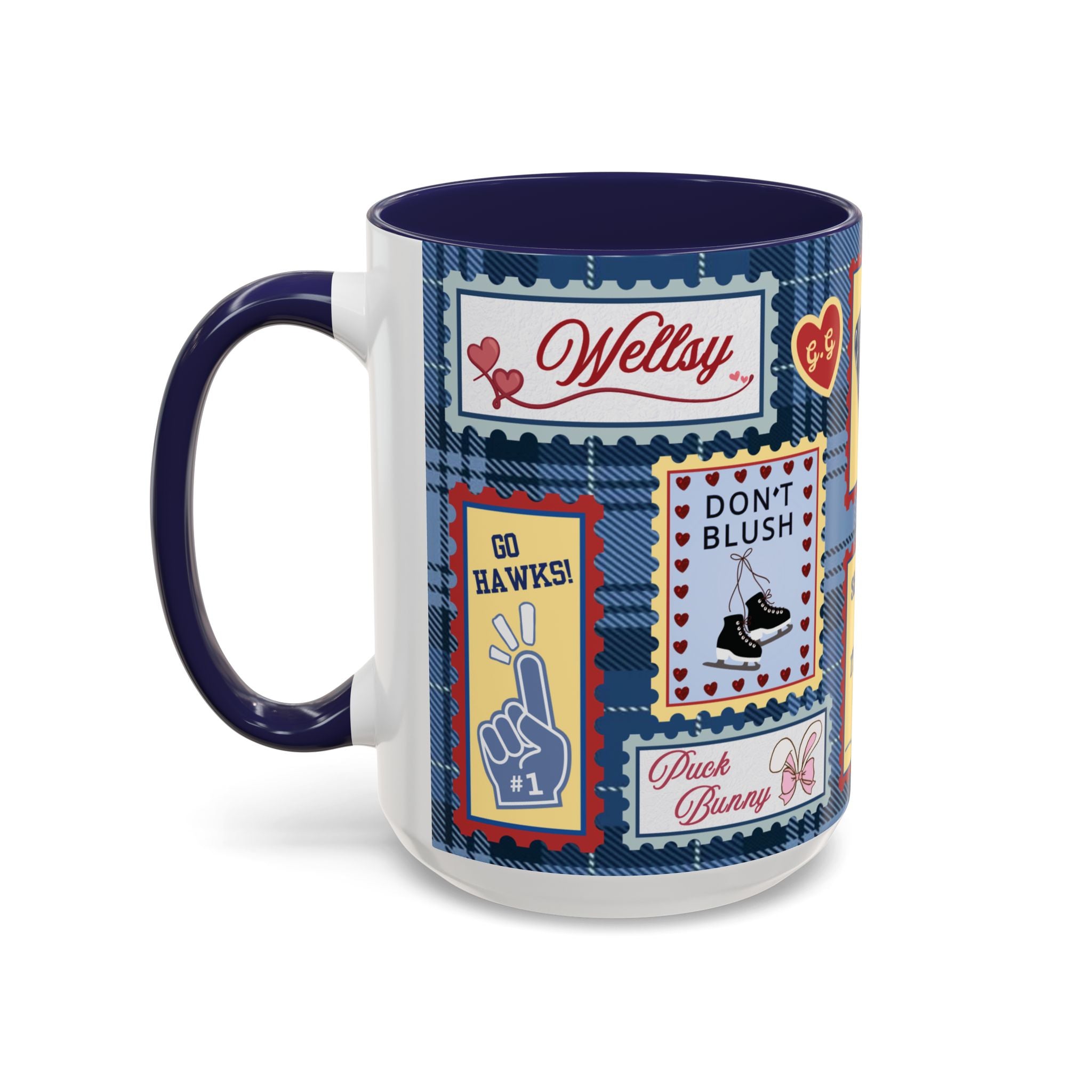 Hockey Romance: Patchwork Stamp Mug