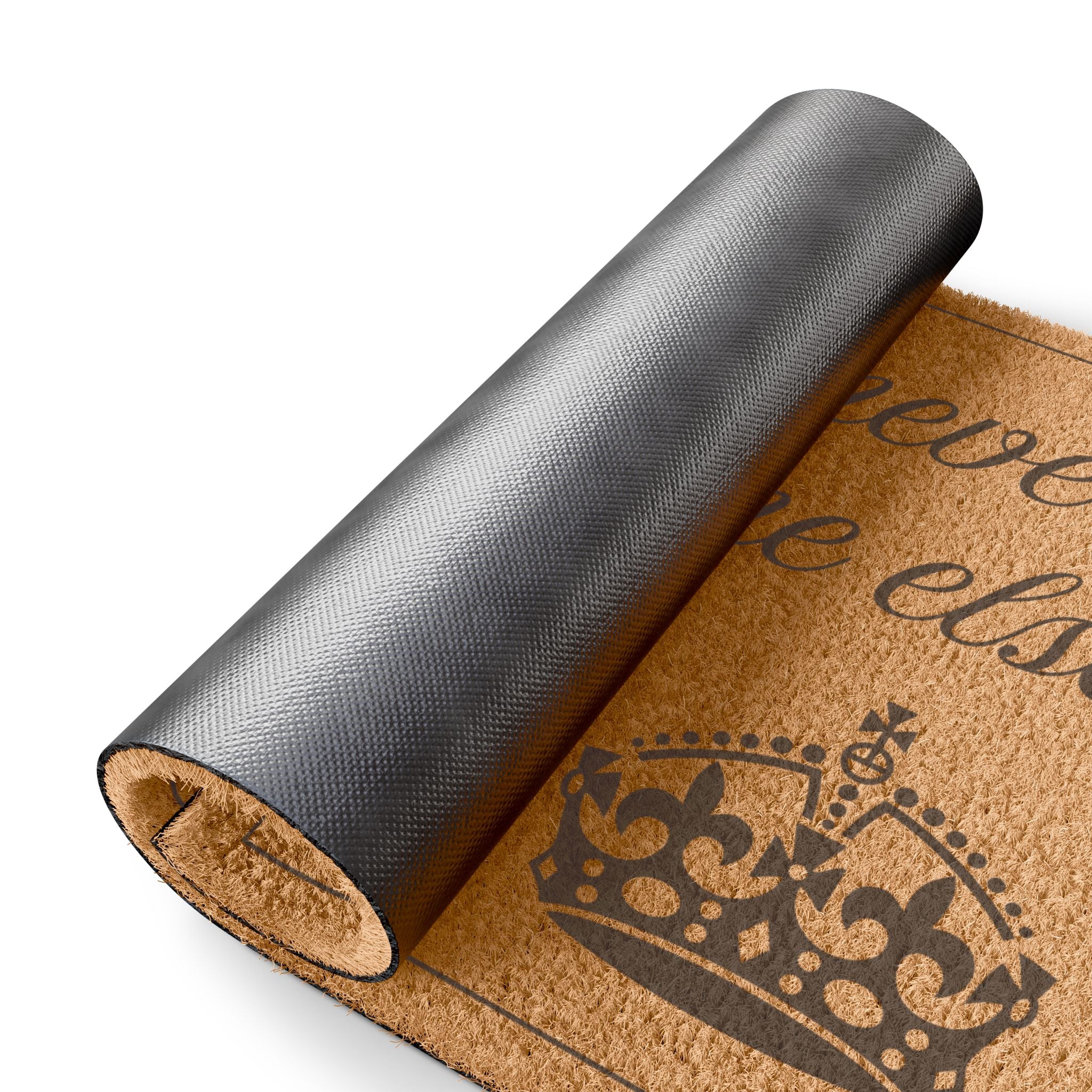 A Queen is Never Late: Door Welcome Mat