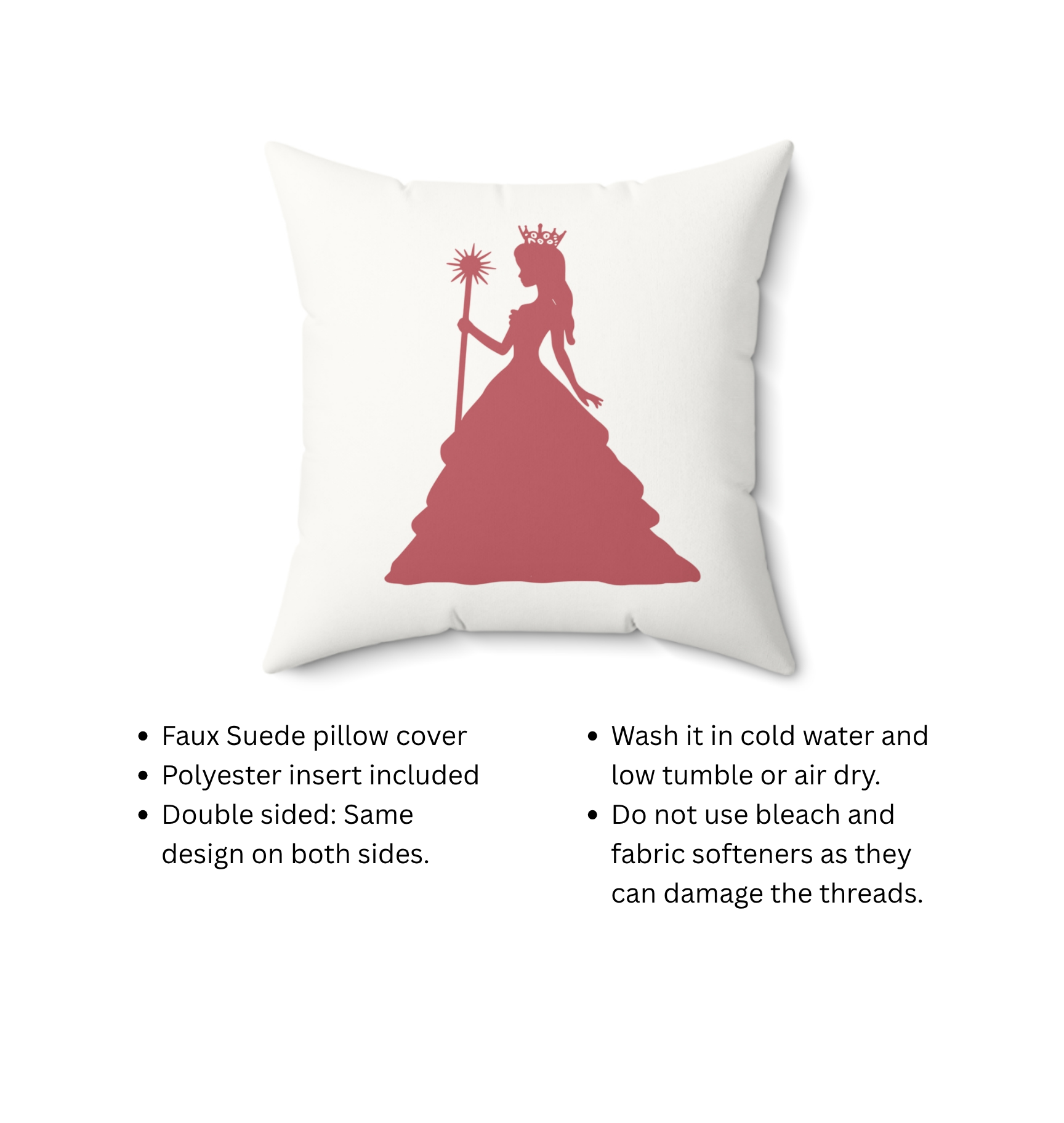 Good Witch Faux Suede Pillow