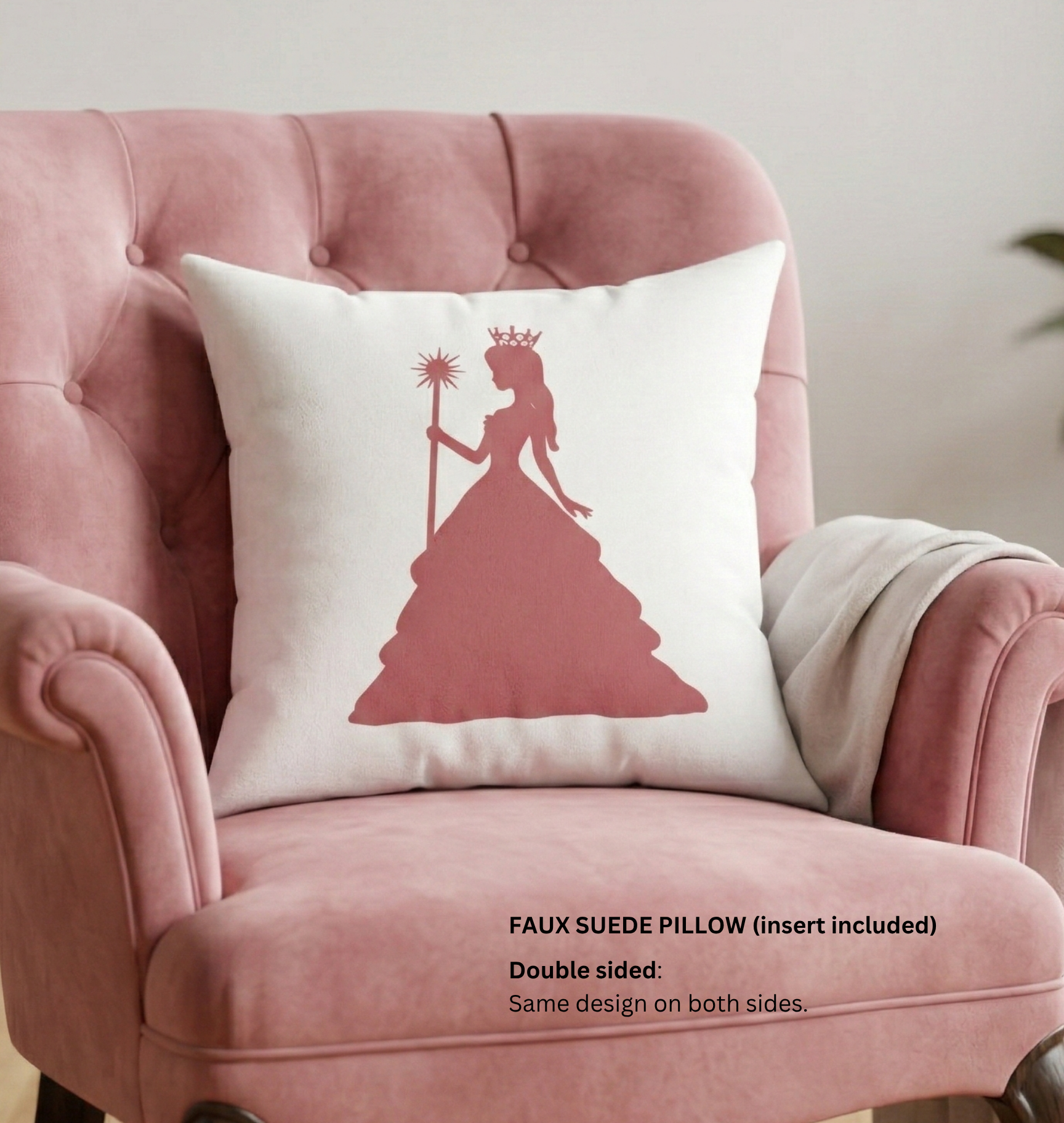Good Witch Faux Suede Pillow