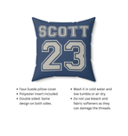 Scott 23 Faux Suede Pillow