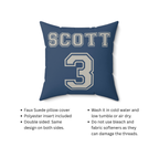 Scott 3 Faux Suede Pillow