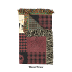 Upside Down Patchwork Throw Blanket