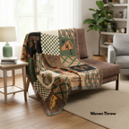 Hawkins Patchwork Throw Blanket