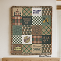 Hawkins Patchwork Throw Blanket