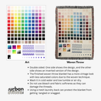 Personalized Cinema Patchwork Woven Blanket | Movie Reel, Popcorn, Tickets, Soda