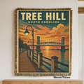 Tree Hill Woven Throw Blanket