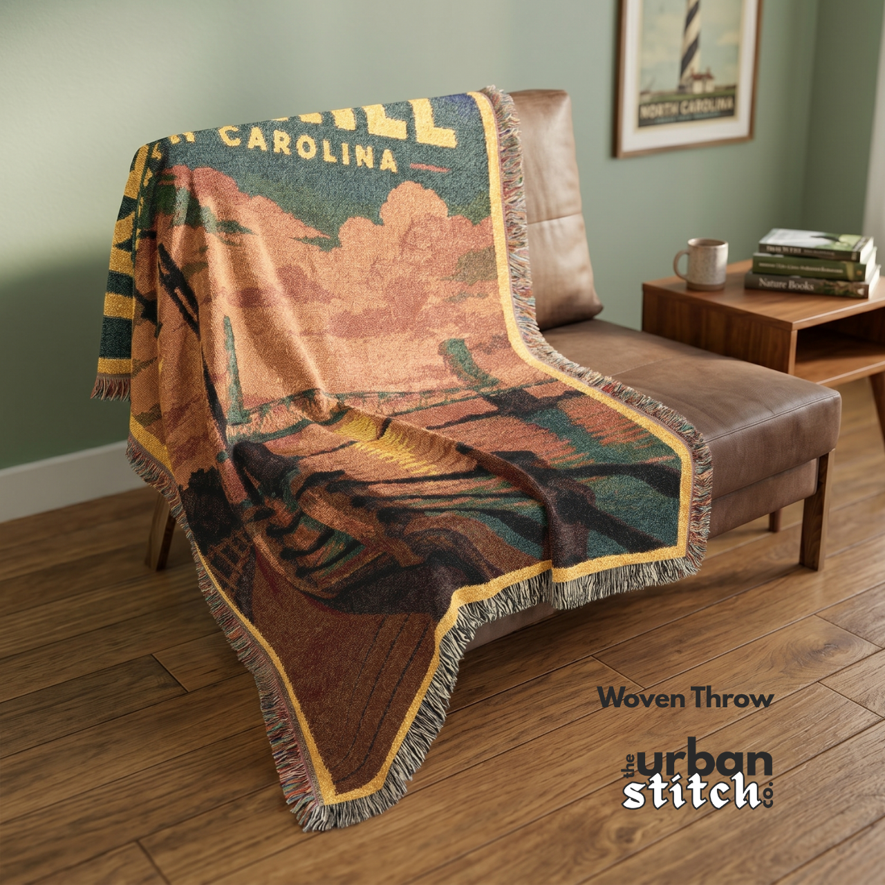 Tree Hill Woven Throw Blanket