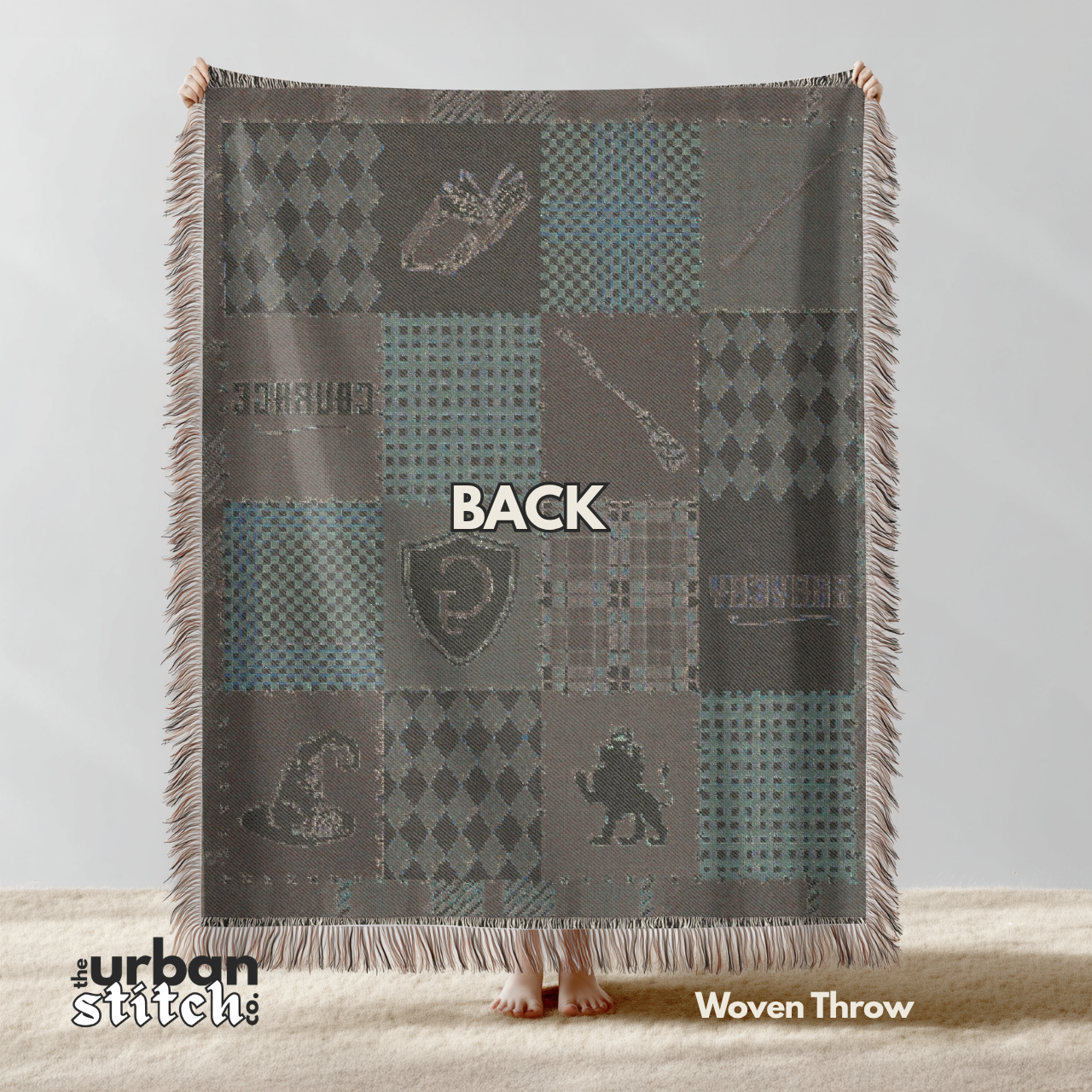 Red Wizard House Throw Blanket