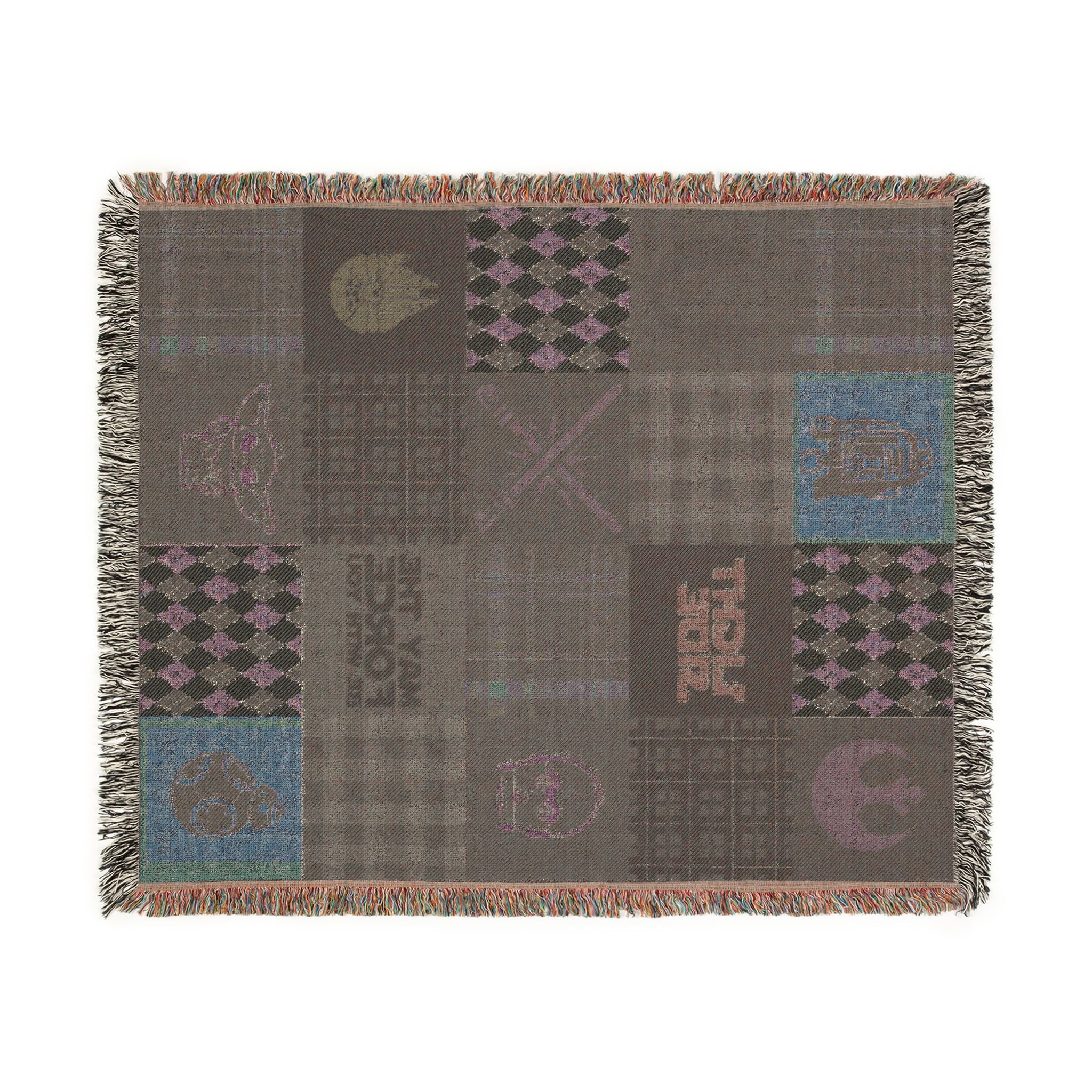 Light Side Patchwork Throw Blanket