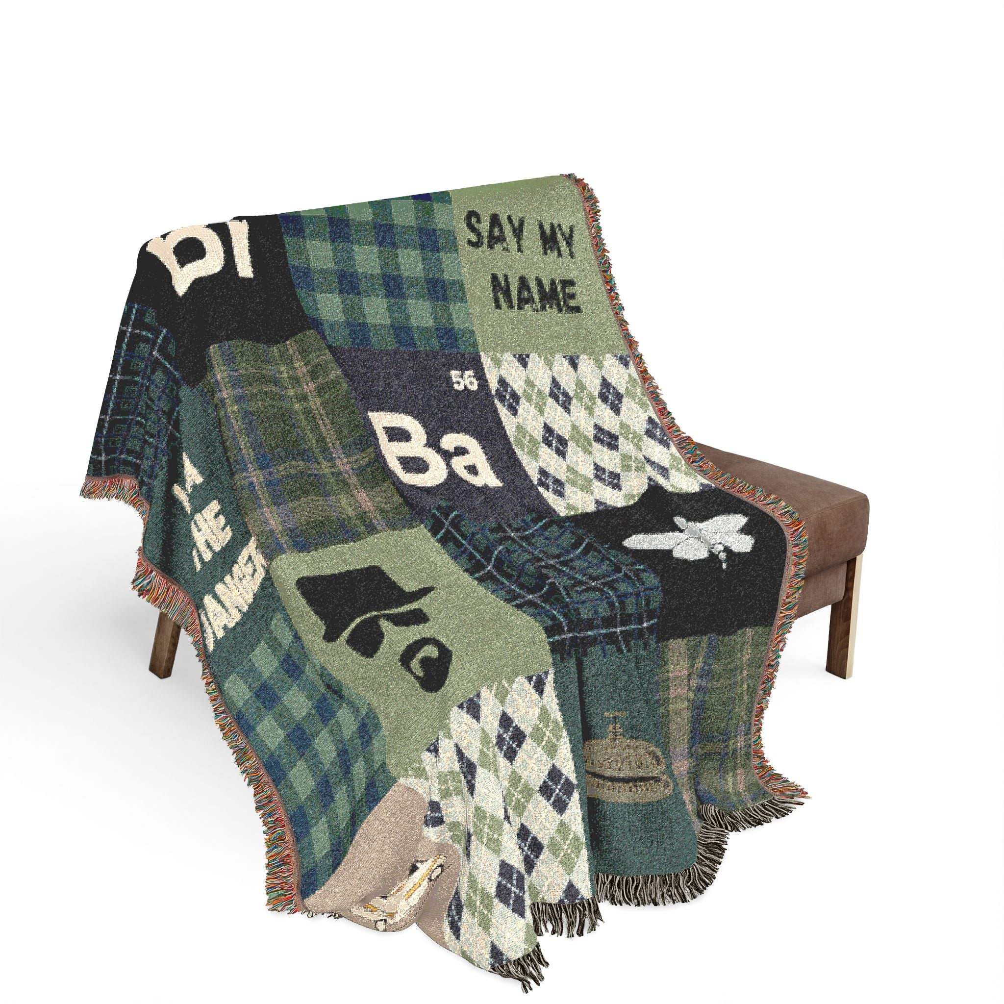 Heisenberg Patchwork Throw Blanket