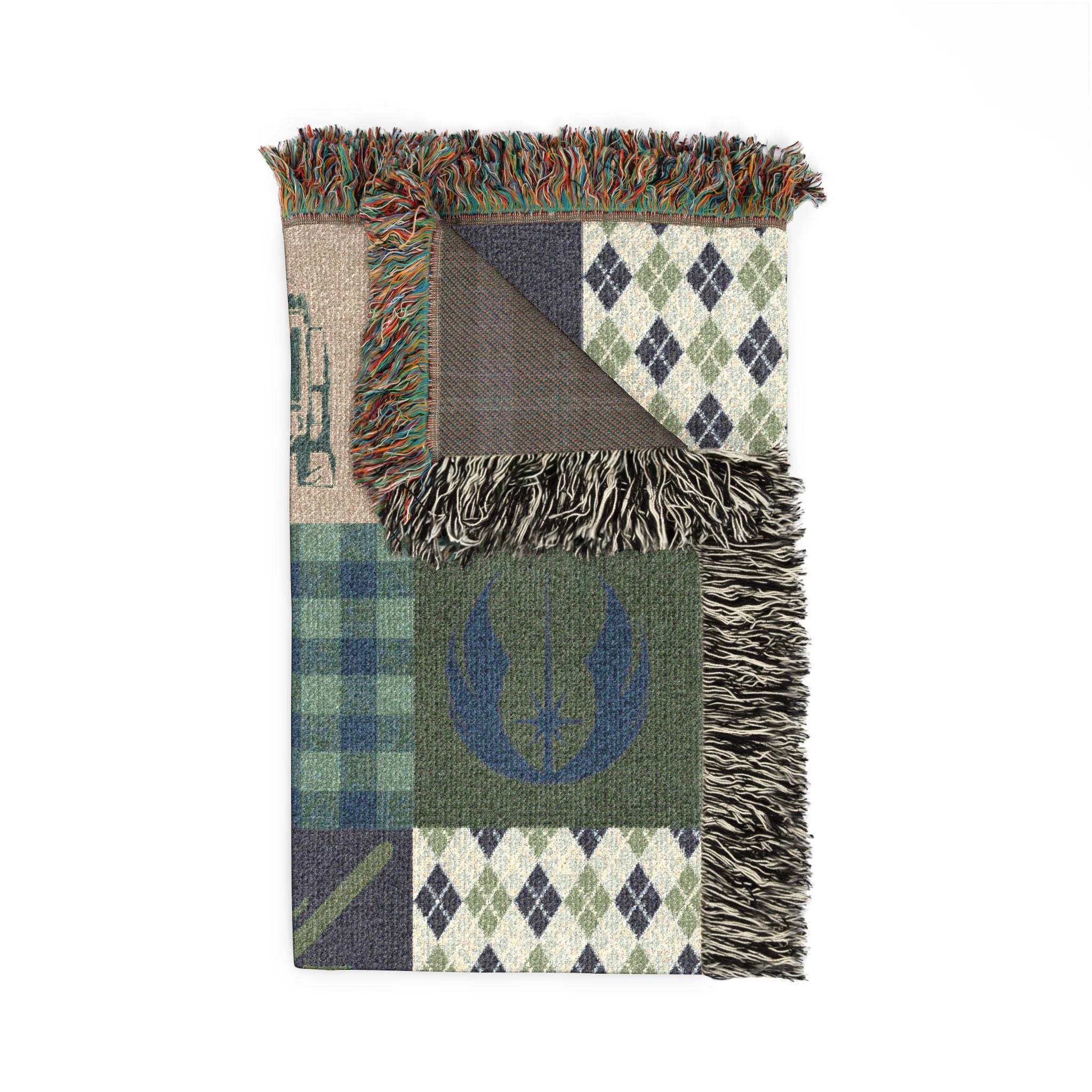 Light Side Patchwork Throw Blanket