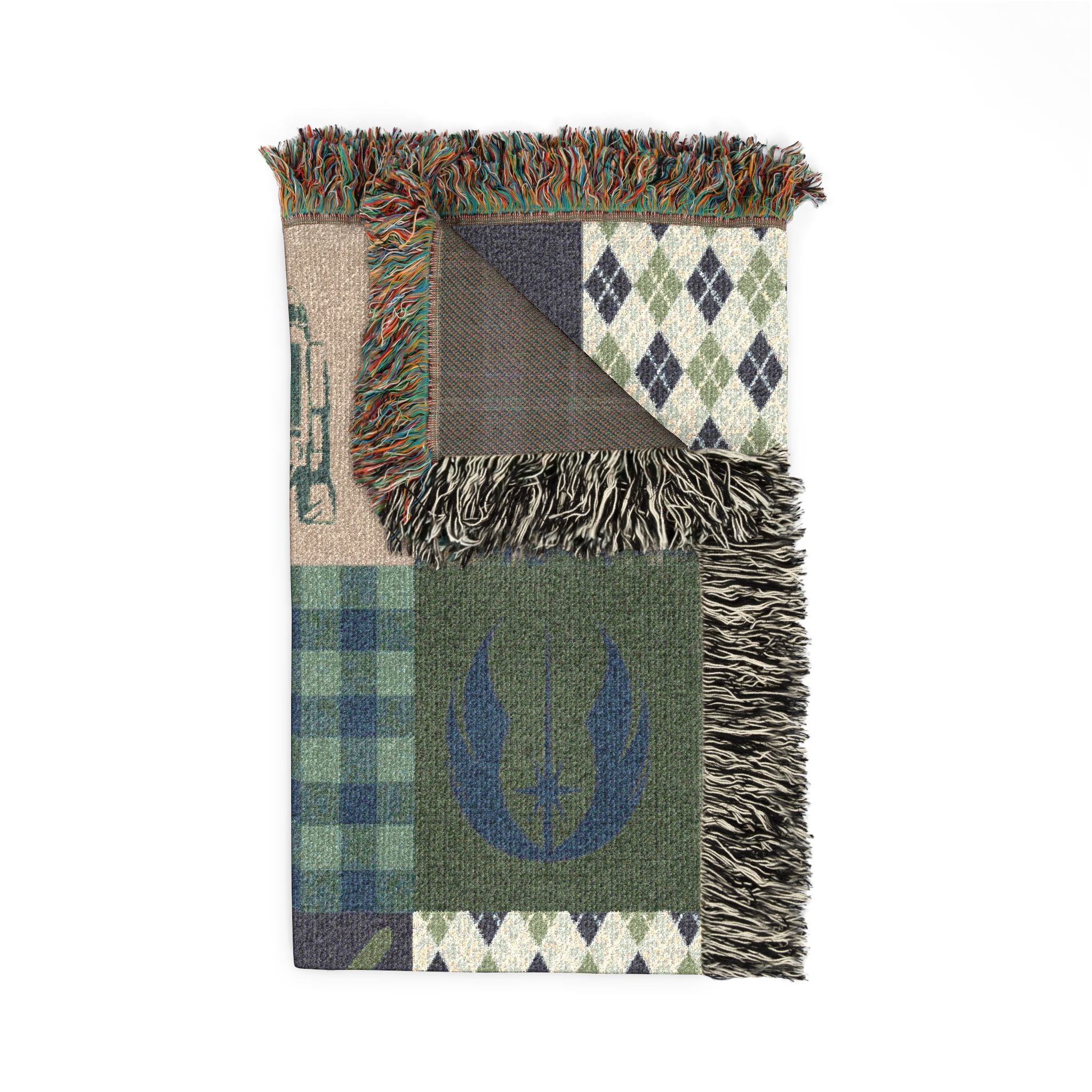 Light Side Patchwork Throw Blanket
