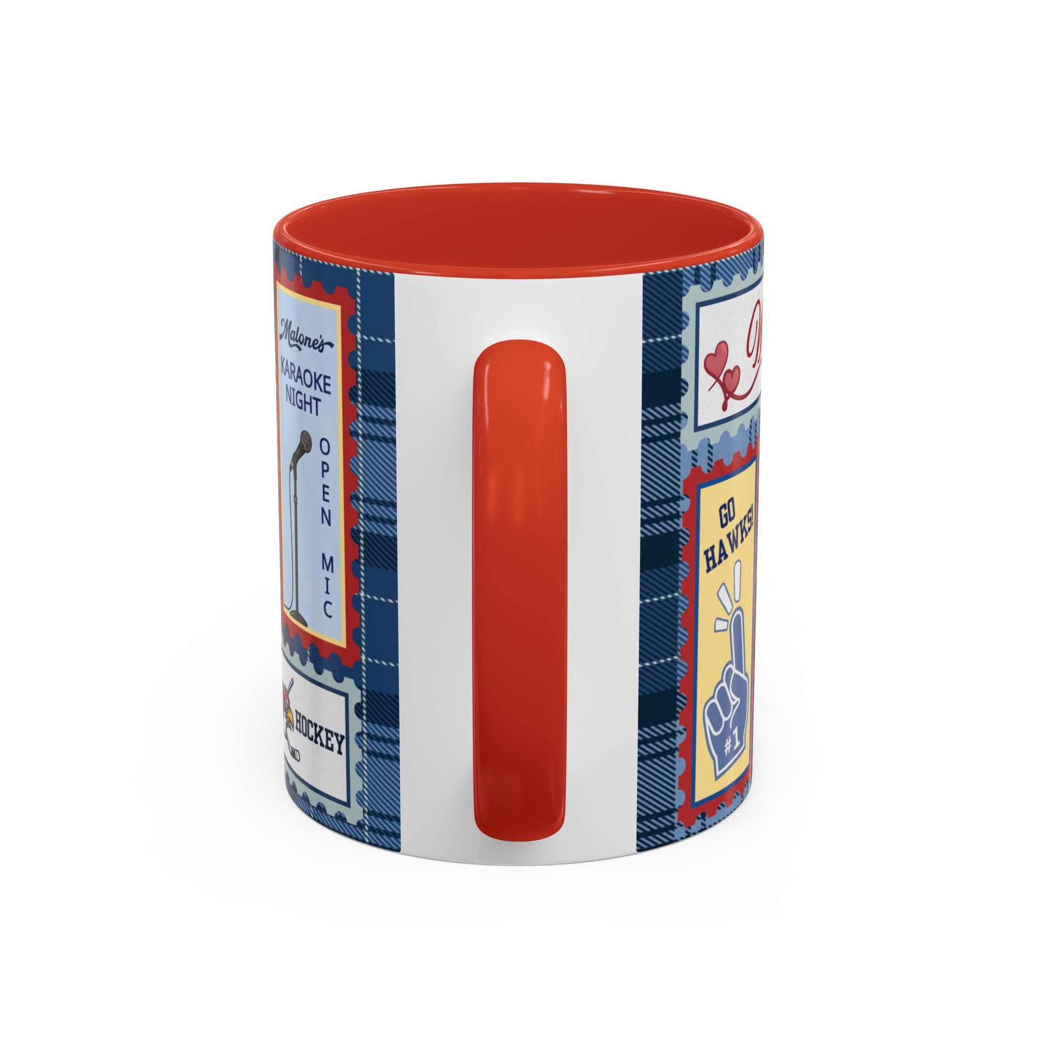 Hockey Romance: Patchwork Stamp Mug