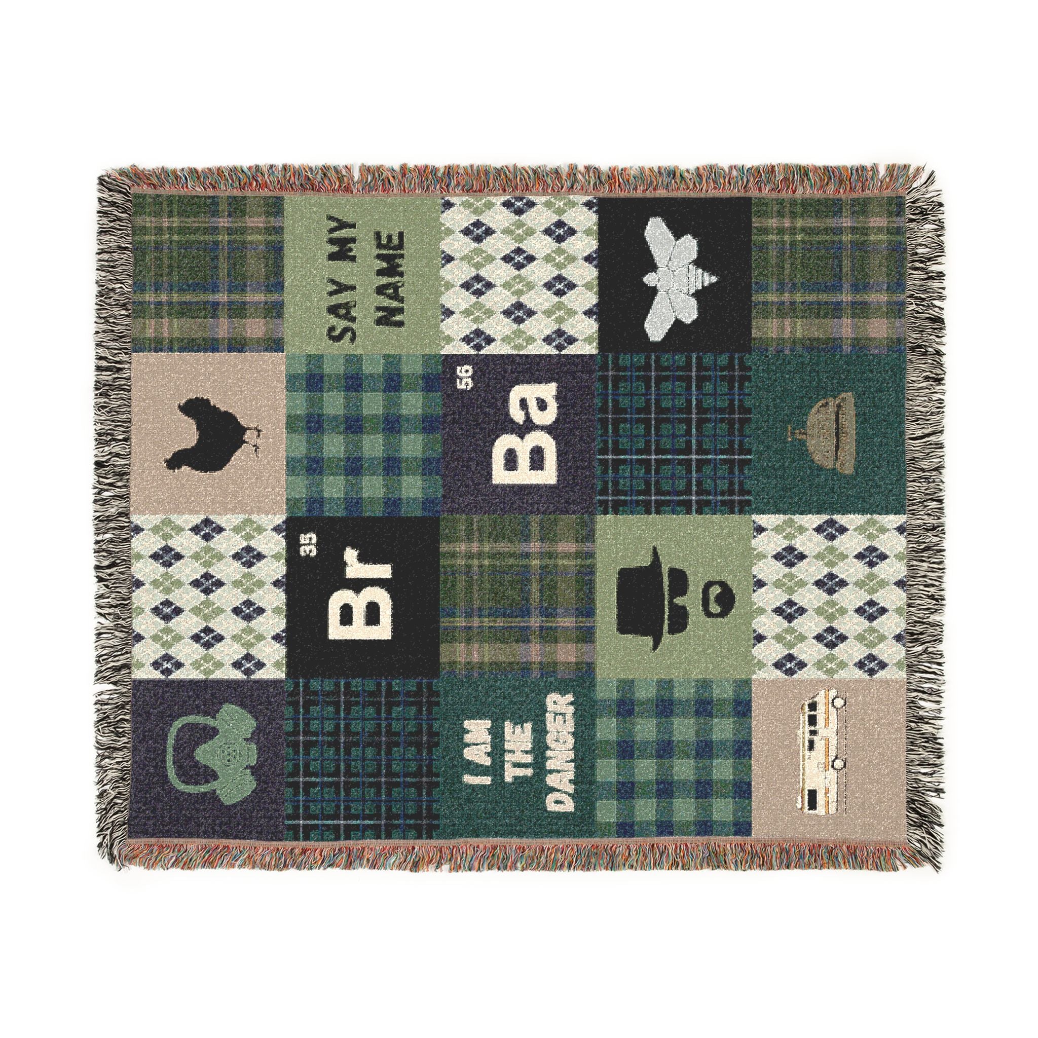 Heisenberg Patchwork Throw Blanket