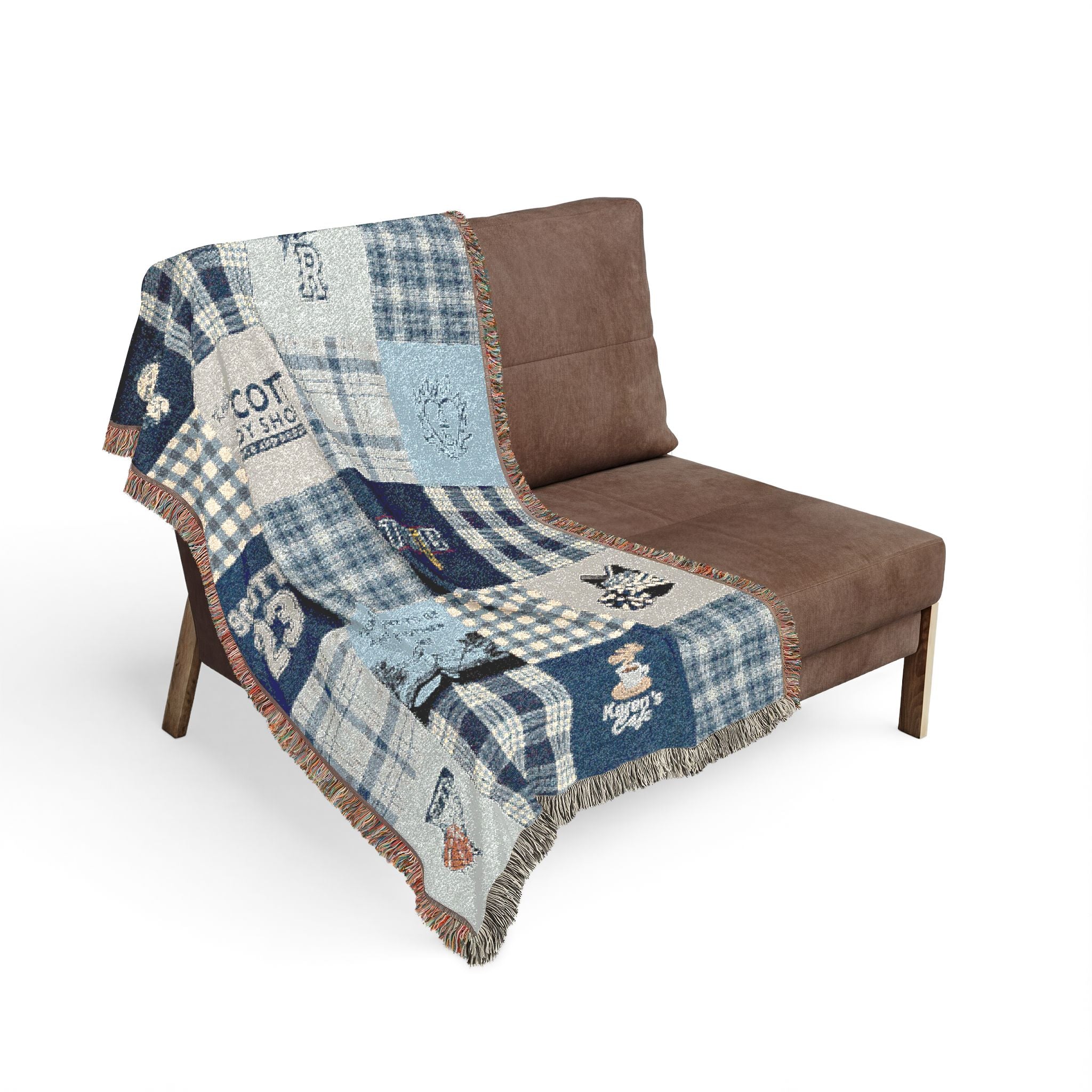 Tree Hill Patchwork Throw Blanket