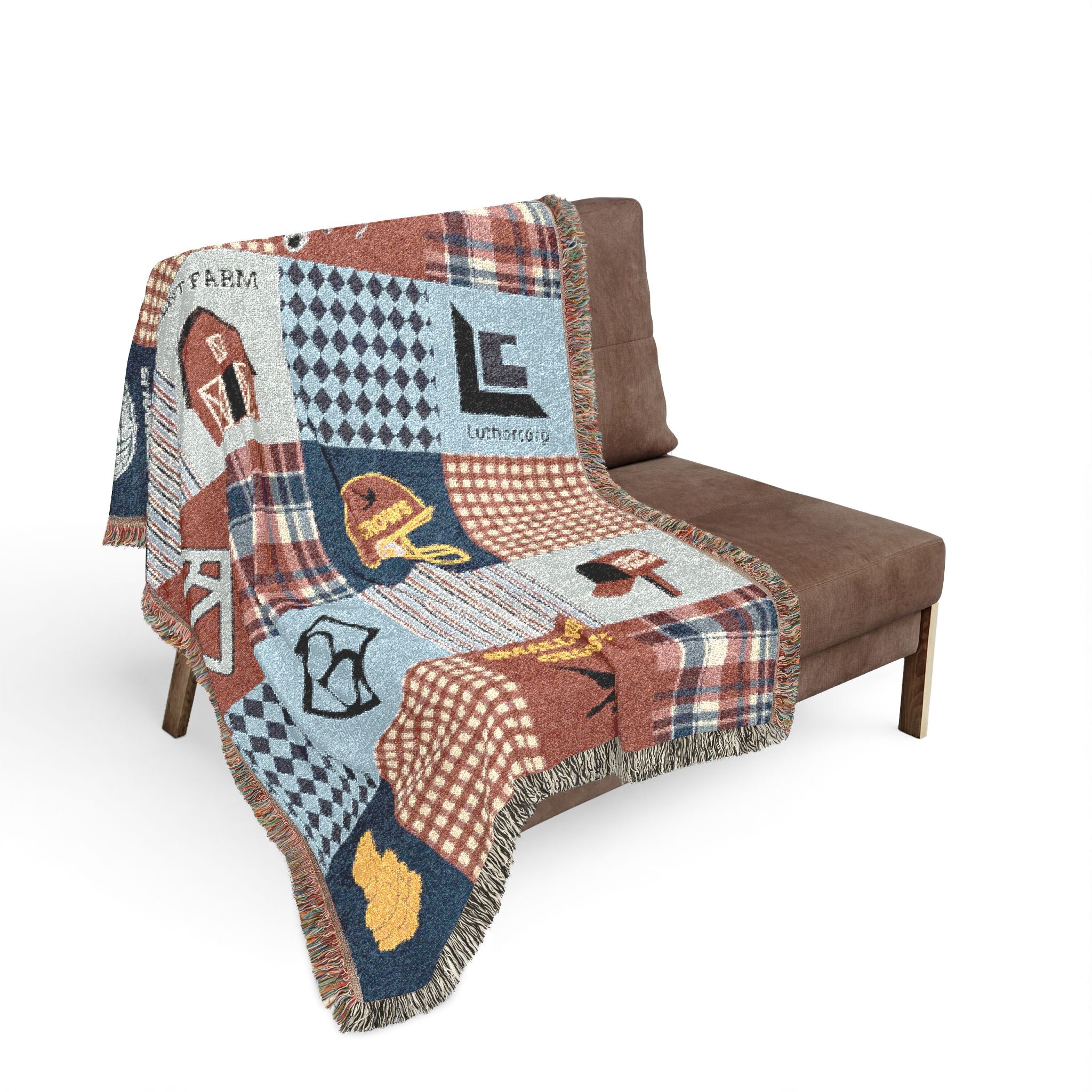 Smallville Patchwork Throw Blanket