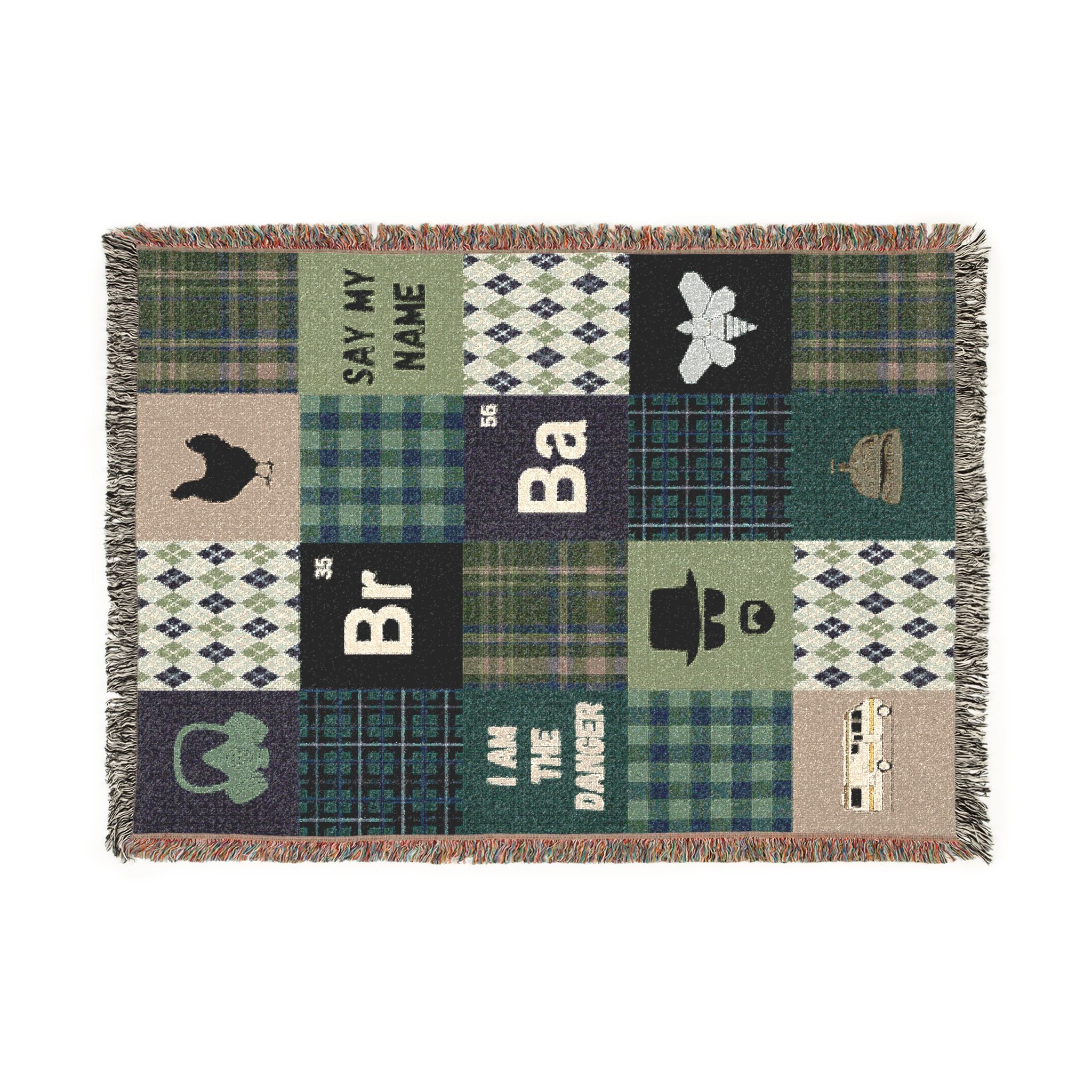 Heisenberg Patchwork Throw Blanket