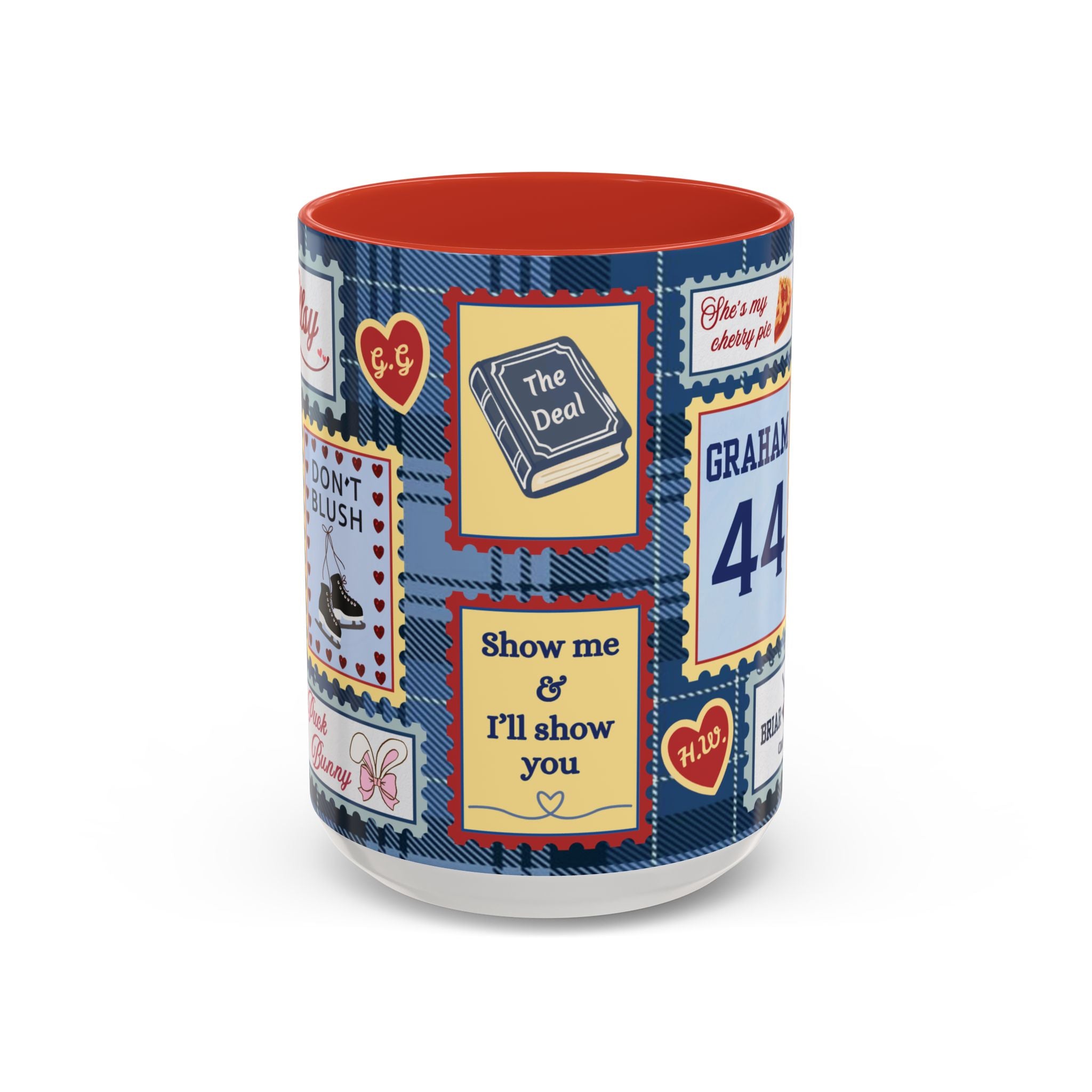Hockey Romance: Patchwork Stamp Mug