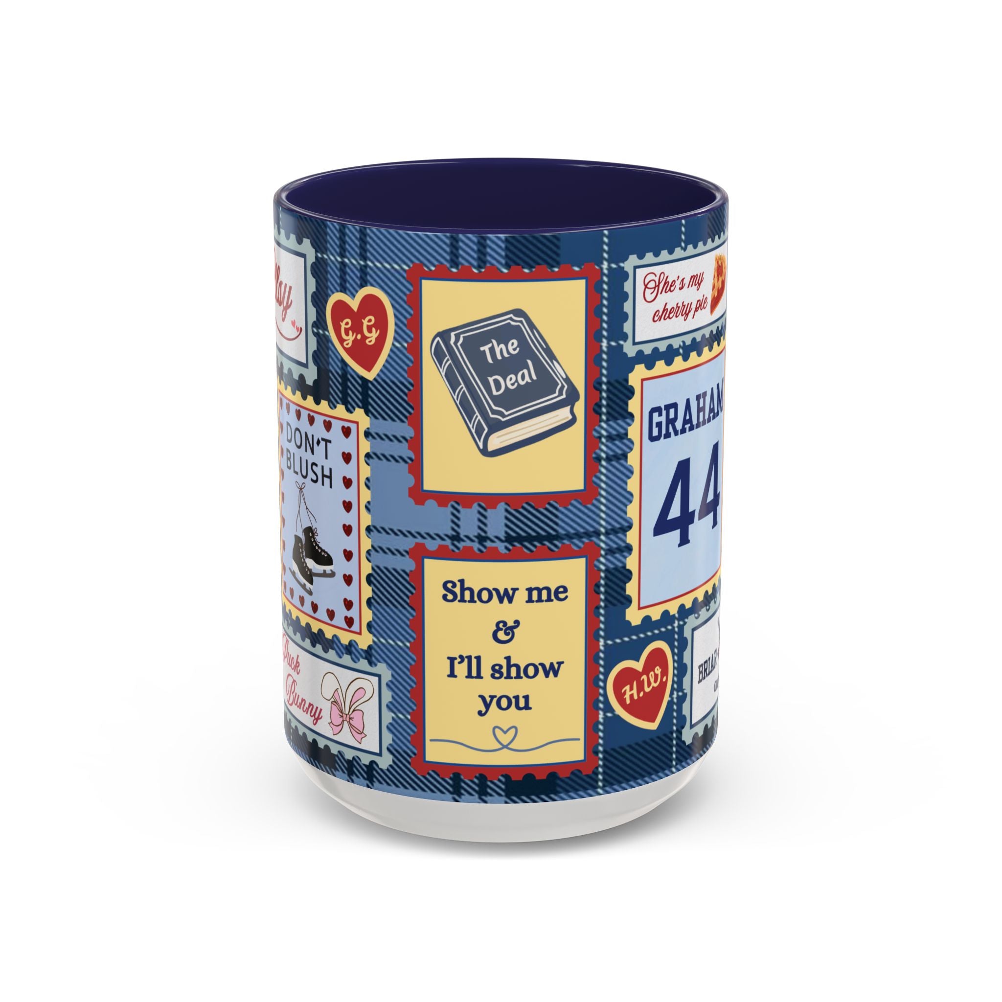 Hockey Romance: Patchwork Stamp Mug