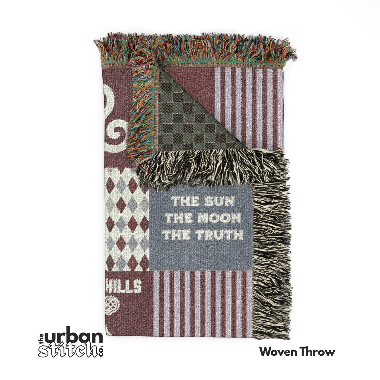Beacon Hills Patchwork Throw Blanket