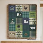 Heisenberg Patchwork Throw Blanket
