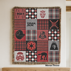 Dark Side Patchwork Throw Blanket