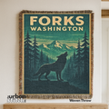 Forks Washington Throw Blanket