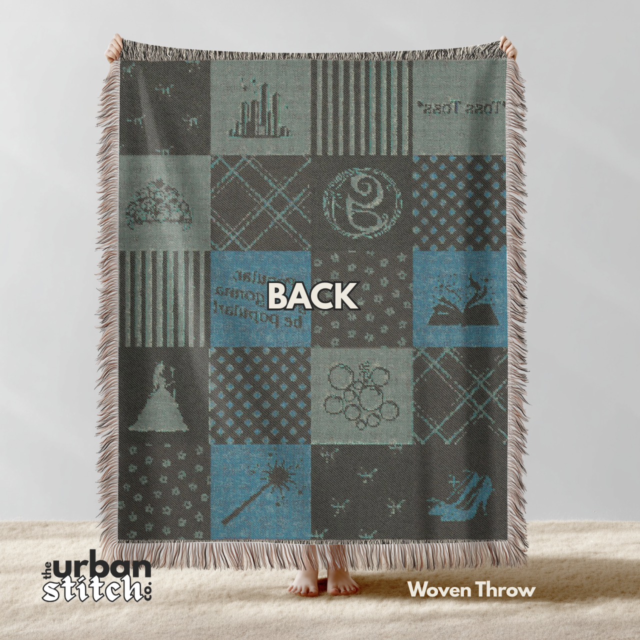 Good Witch Patchwork Throw Blanket