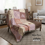 Good Witch Patchwork Throw Blanket