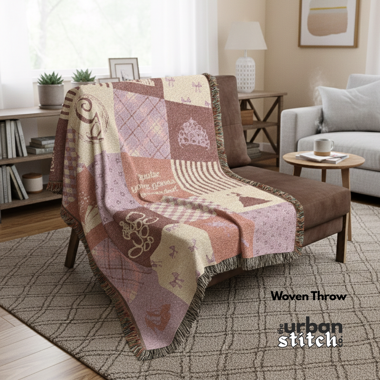 Good Witch Patchwork Throw Blanket