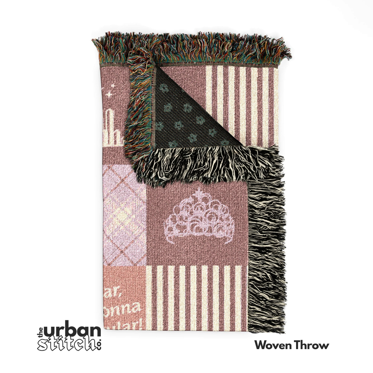 Good Witch Patchwork Throw Blanket