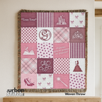 Good Witch Patchwork Throw Blanket
