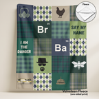 Heisenberg Patchwork Throw Blanket