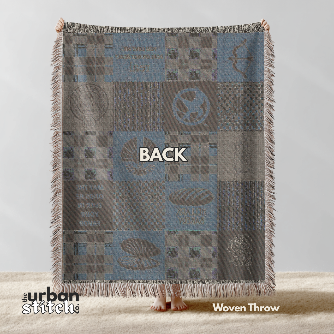 The Games Patchwork Blanket:  Cozy Plaid Throw