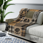 The Games Patchwork Blanket:  Cozy Plaid Throw