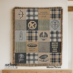 The Games Patchwork Blanket:  Cozy Plaid Throw