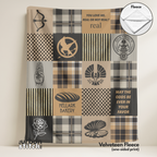 The Games Patchwork Blanket:  Cozy Plaid Throw