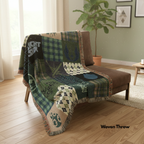 Light Side Patchwork Throw Blanket