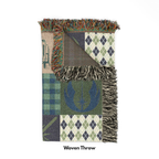 Light Side Patchwork Throw Blanket