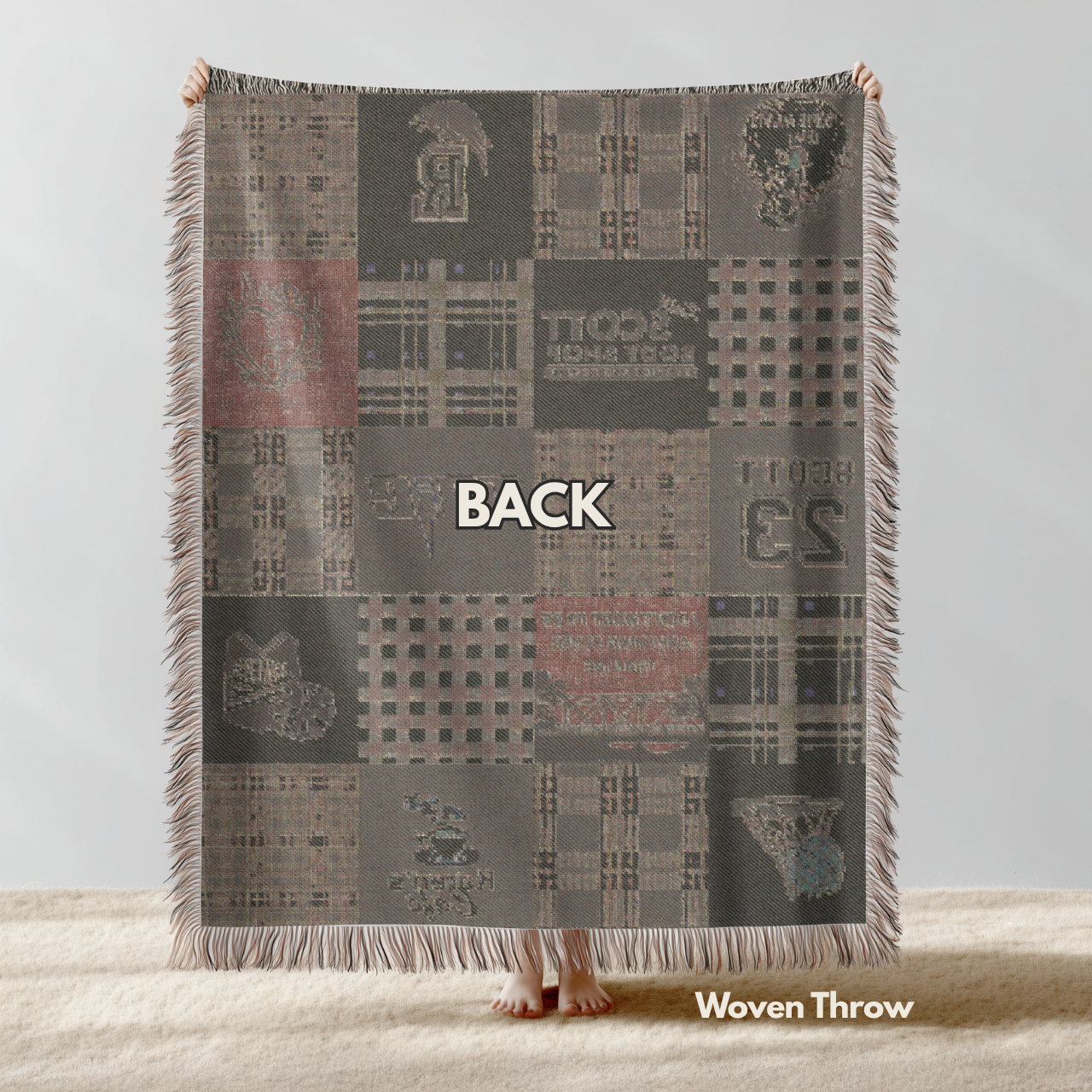 Tree Hill Patchwork Throw Blanket