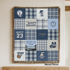 Tree Hill Patchwork Throw Blanket