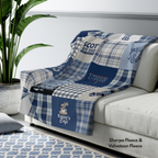 Tree Hill Patchwork Throw Blanket