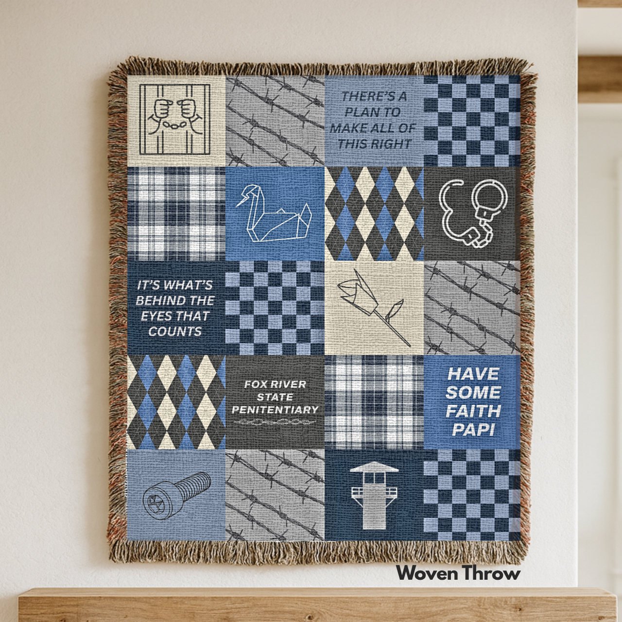 Fox River Patchwork Throw Blanket