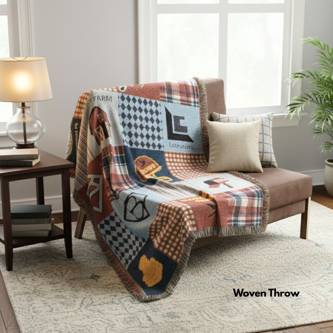 Smallville Patchwork Throw Blanket
