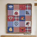 Smallville Patchwork Throw Blanket